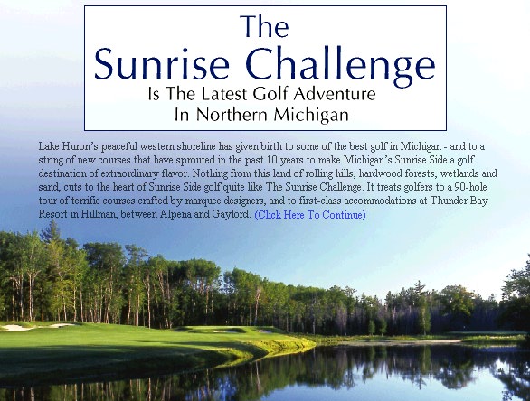 The Sunrise Challenge - Thunder Bay Golf Resort